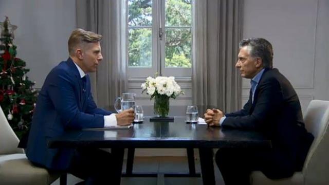 Macri con Fantino: «Hay sectores que sueñan que me vaya en helicóptero»
