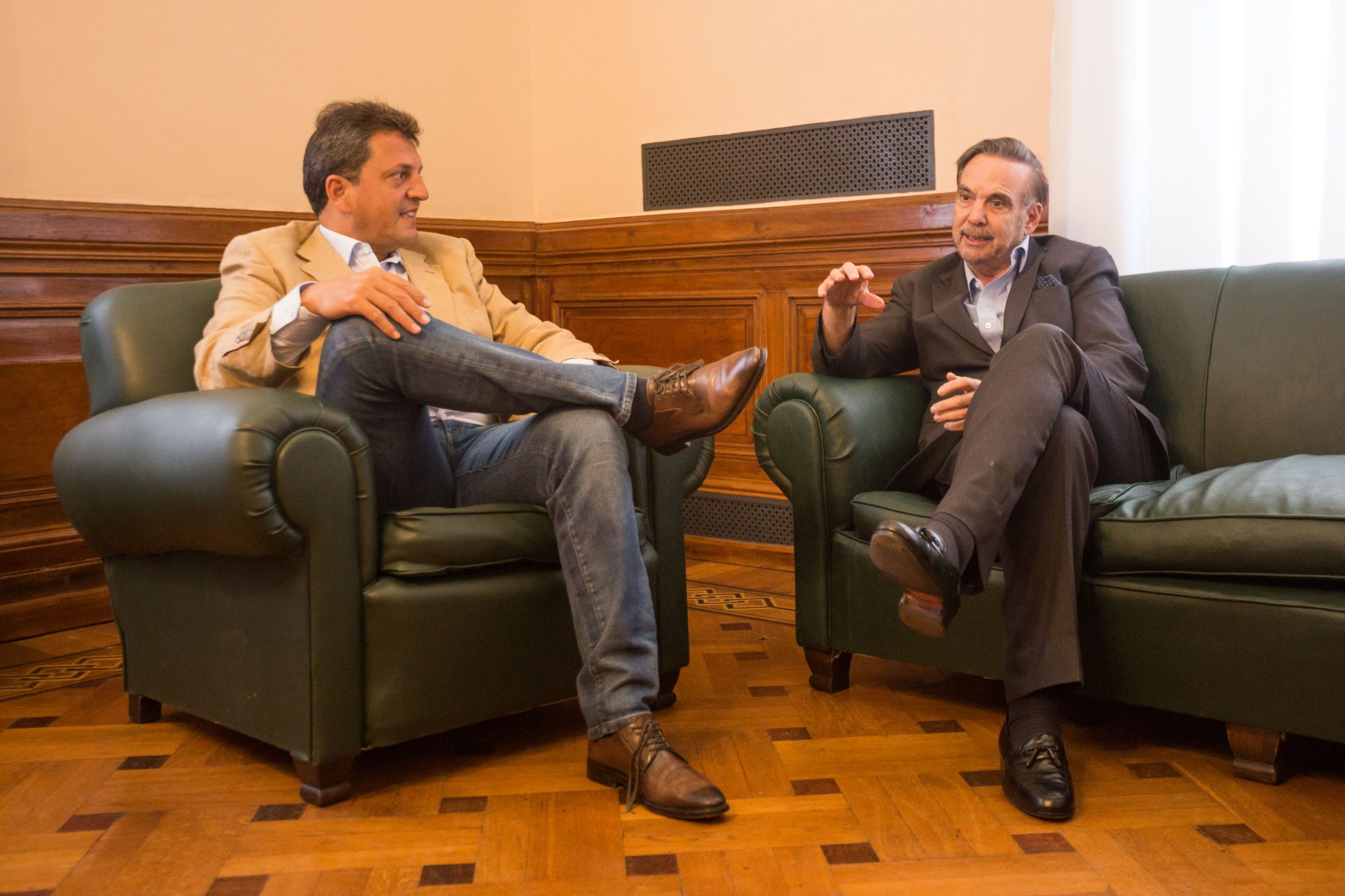Massa y Pichetto dialogaron sobre la situación económica y el peronismo