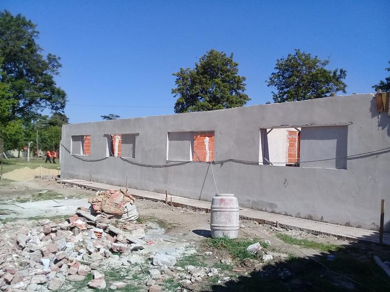 Avanza la construcción de la nueva ala de internación