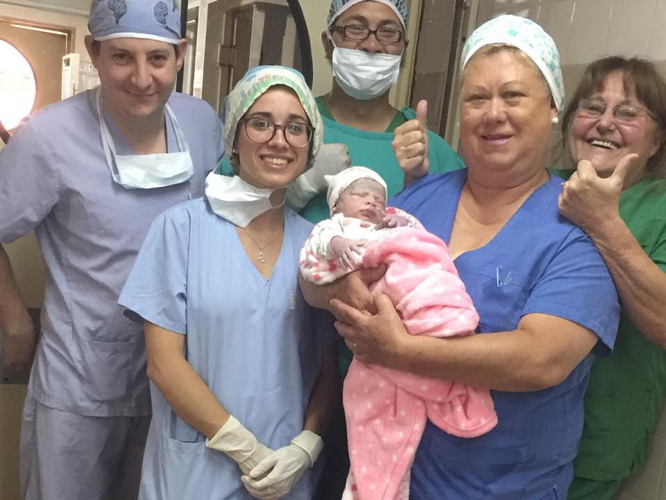 Francesca, el primer bebe del 2018