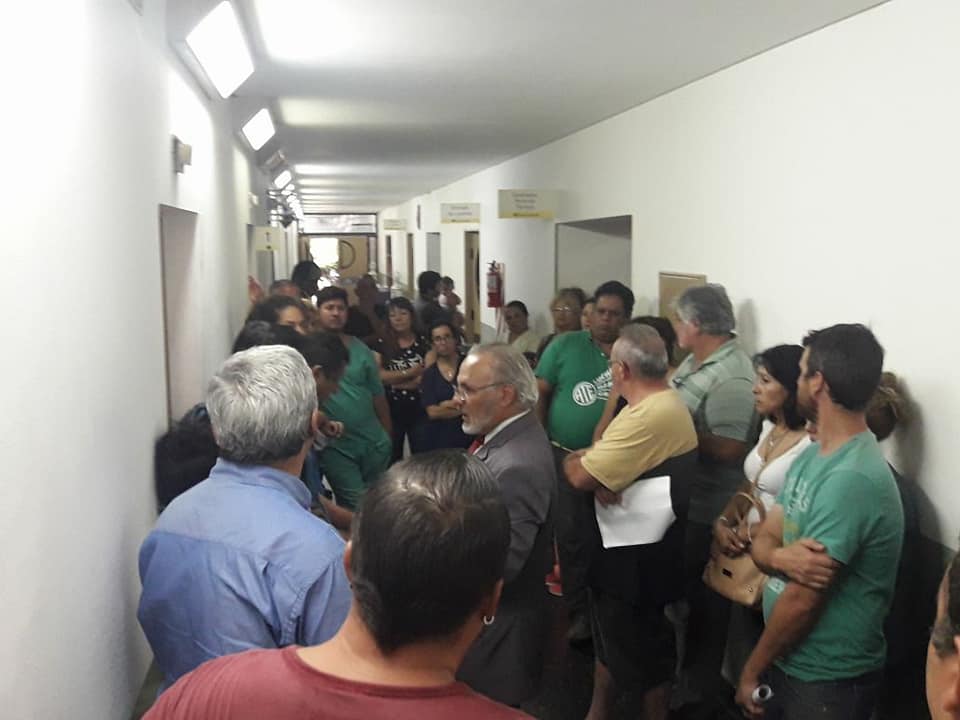 Montero: «Queremos una solución ya para evitar más agresiones al personal del hospital»