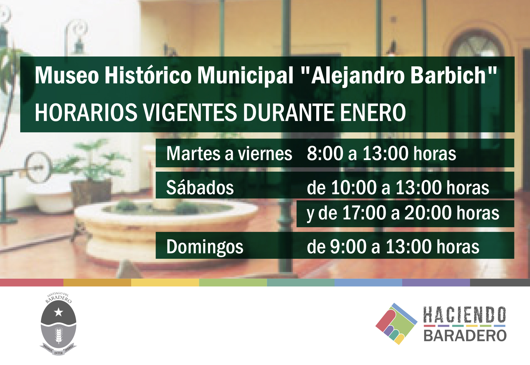 El Museo Municipal “Alejandro Barbich” con nuevos horarios