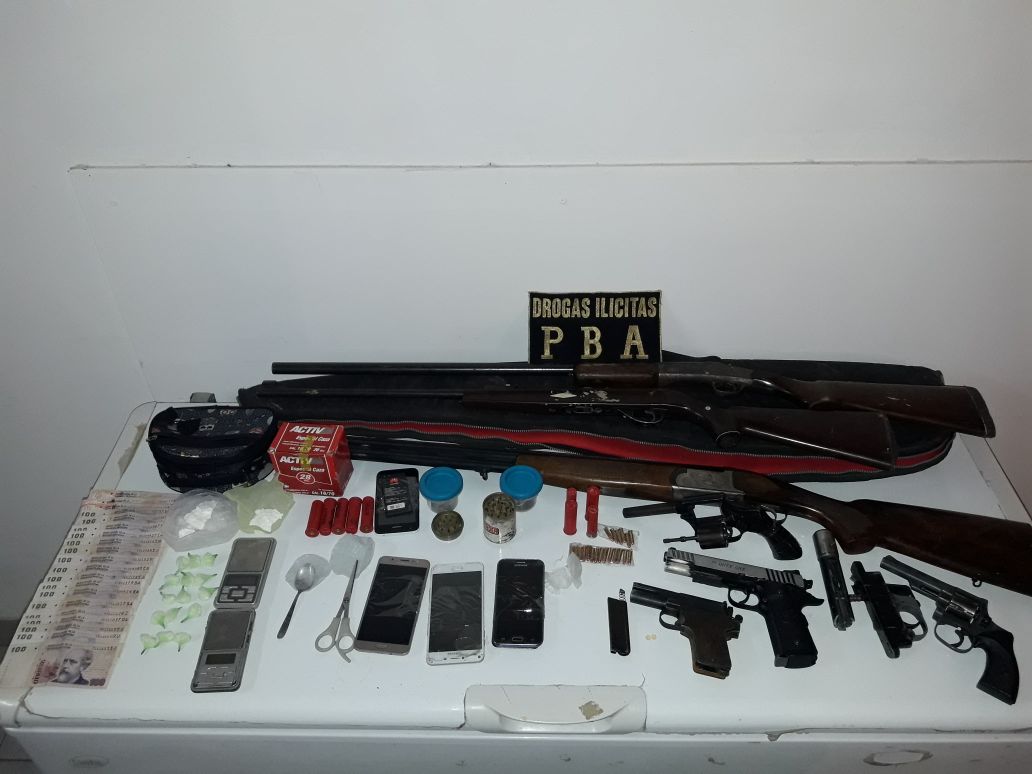 Allanamientos por narcotráfico. Un detenido