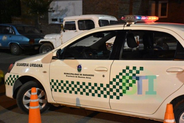Importante operativo de control de tránsito en la rotonda