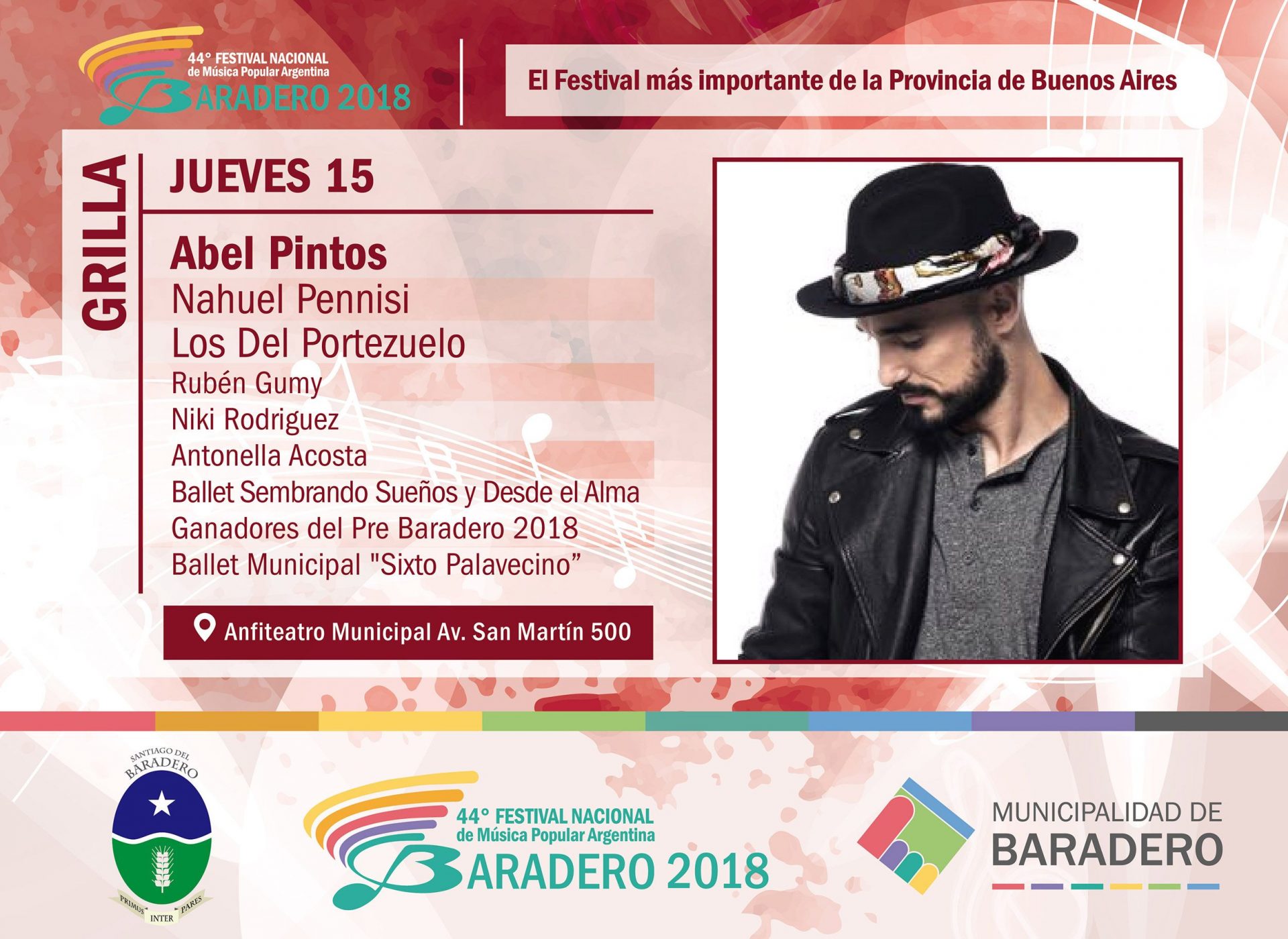 Hay entradas generales disponibles para la noche de Abel Pintos