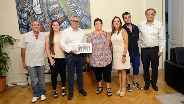 Tigre. Zamora recibió a la familia del héroe caído en Malvinas, Juan Domingo Horisberger