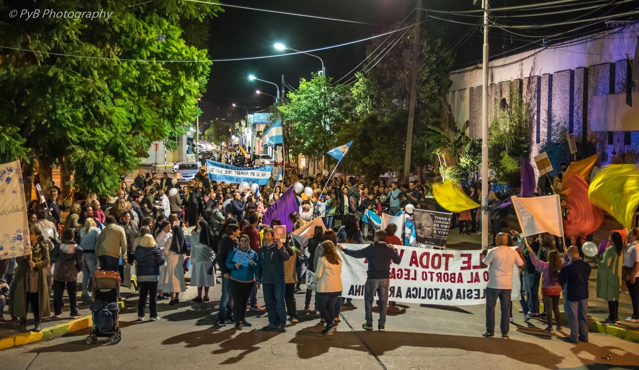 Convocatoria «Por la Vida»: Muchos vecinos se manifestaron contra la legalización del aborto