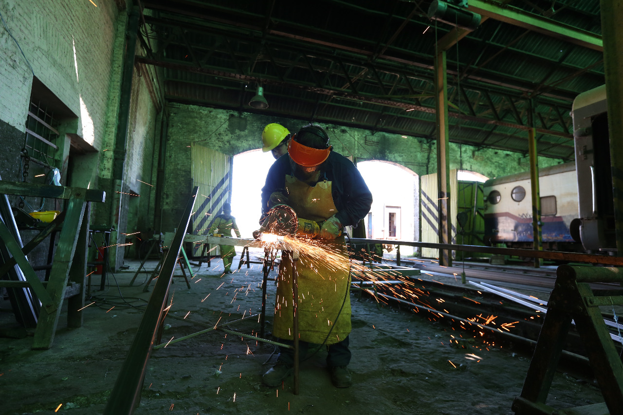 Avanza la puesta en valor del Taller Ferroviario Mechita