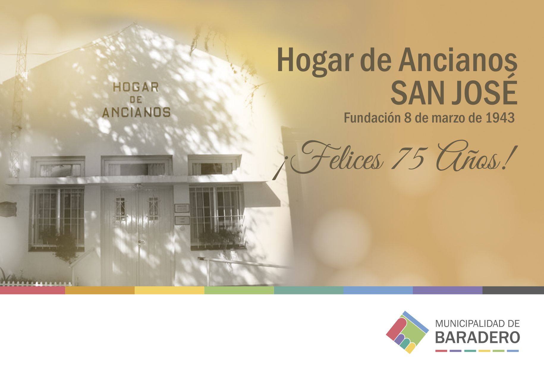 ¡Felices 75 años, Hogar de Ancianos “San José”!
