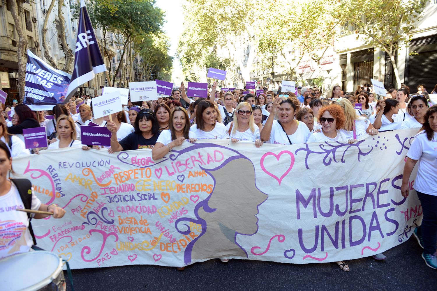 Mujeres Unidas de Tigre marcharon por el 8M