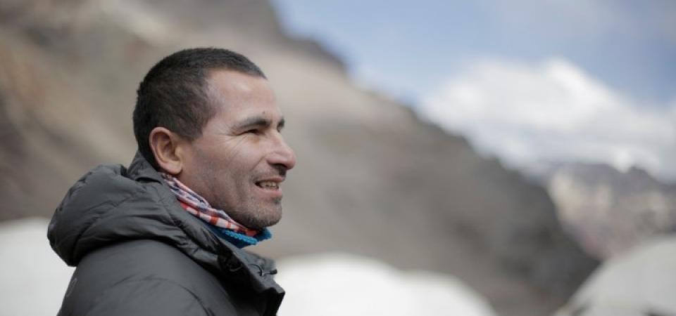 Silvio Velo tuvo un gran desempeño en la expedición al Aconcagua