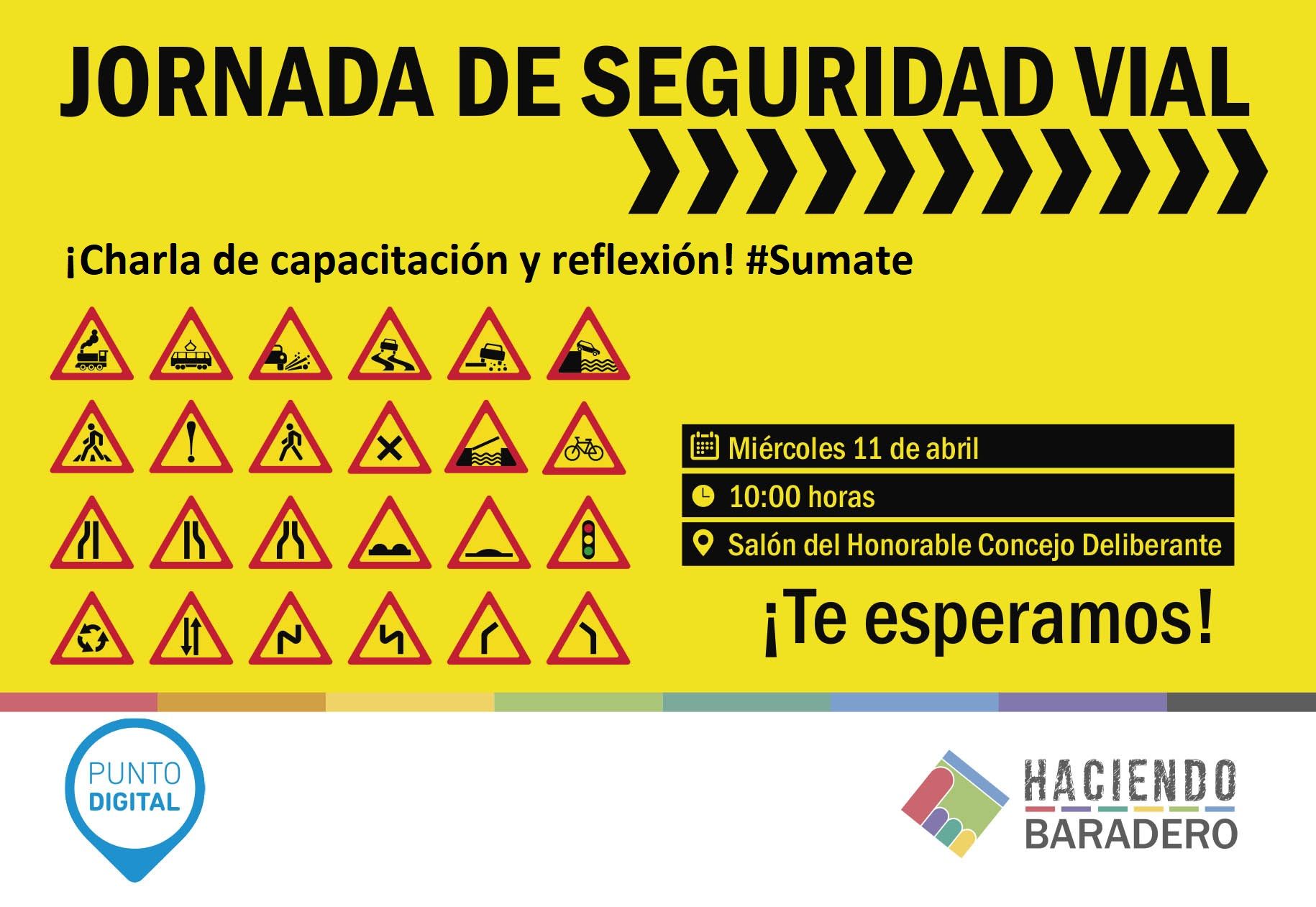 El municipio realizará una jornada de seguridad vial