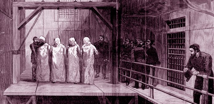 Mártires de Chicago – El crimen cometido en nombre de la ley y el tardío “perdón absoluto” para tres de los condenados