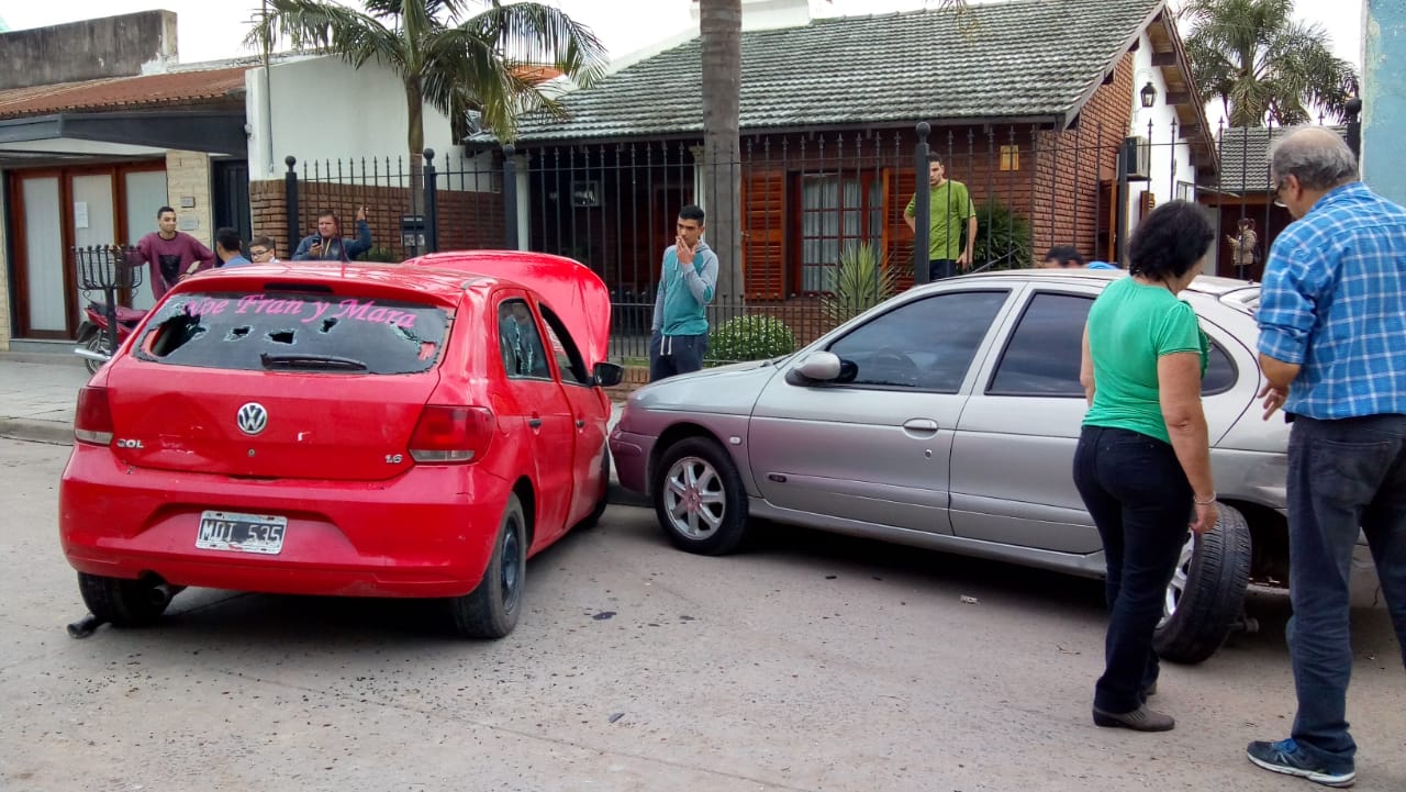 Persecución y choque