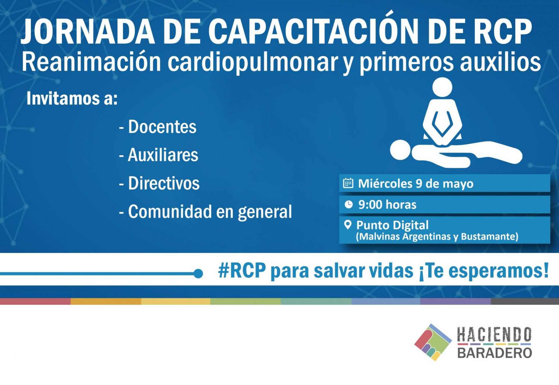 Jornada de capacitación de RCP en el Punto Digital