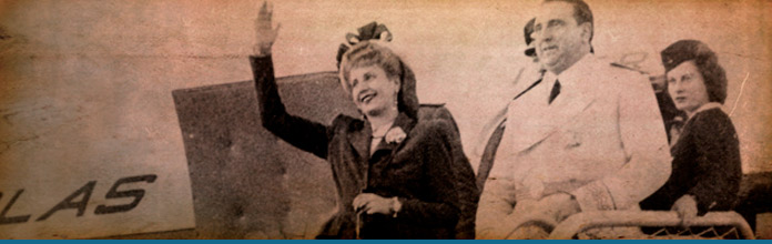 Una despedida anticipada de Evita a Perón