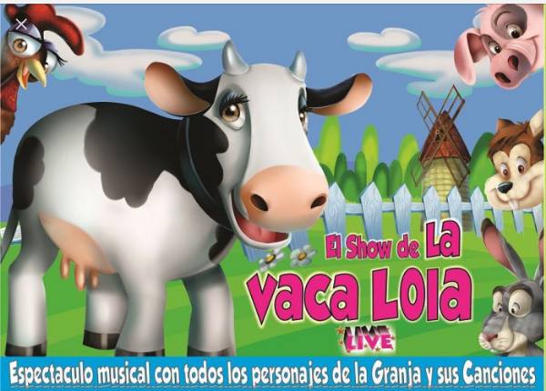 Llega La Vaca Lola al Colón