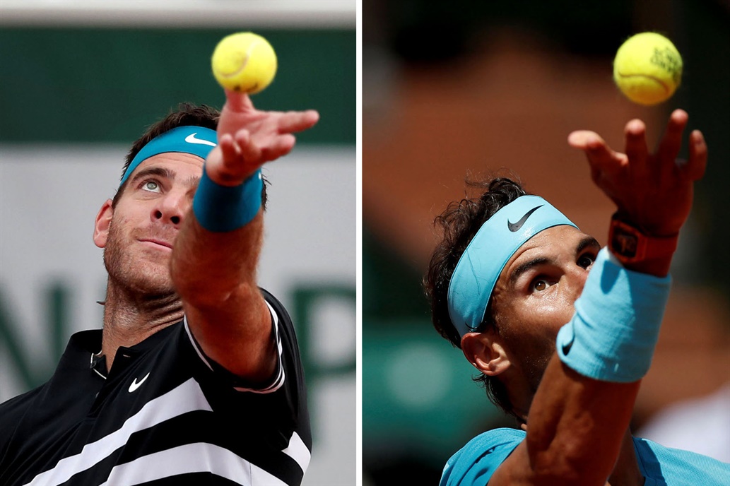 Juan Martín Del Potro-Rafael Nadal: horario y TV de las semifinales de Roland Garros