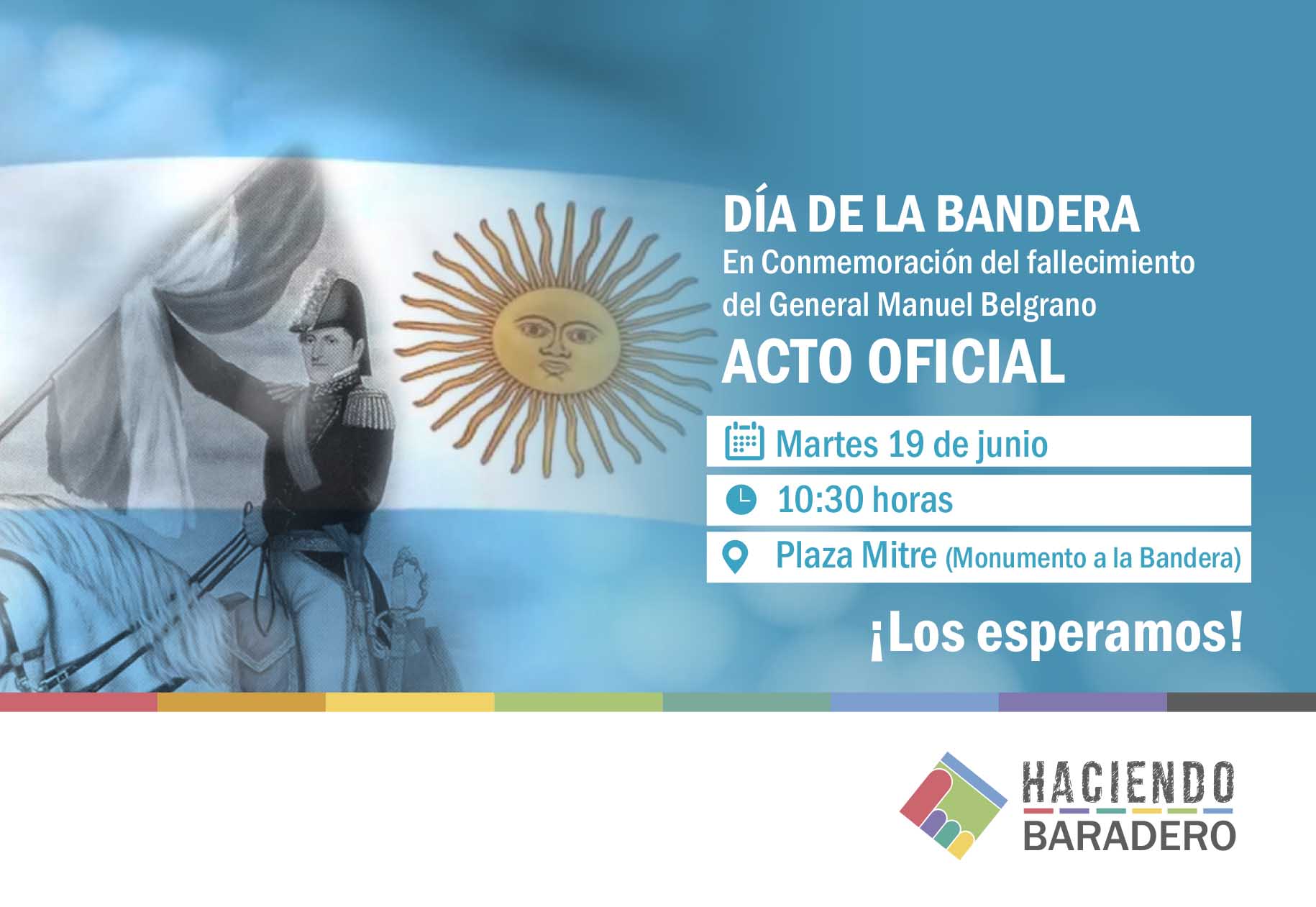 Acto en conmemoración del Día de la Bandera
