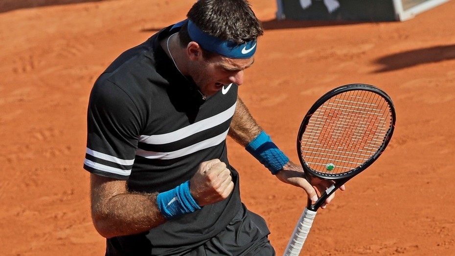 Juan Martín Del Potro llegó a octavos de Roland Garros con un contundente triunfo