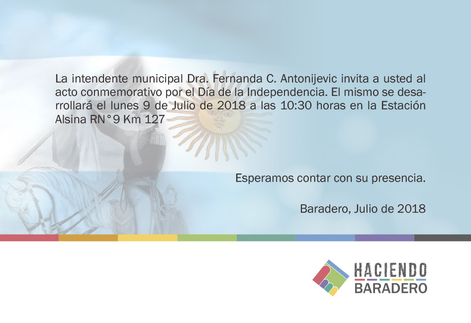 Acto oficial del Día de la Independencia
