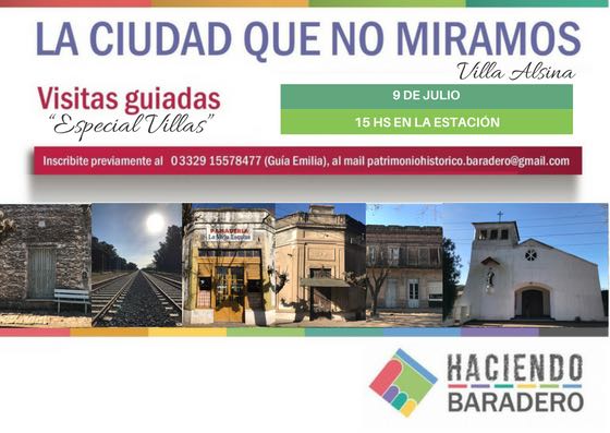 Visitas guiadas en Alsina: “La ciudad que no miramos”