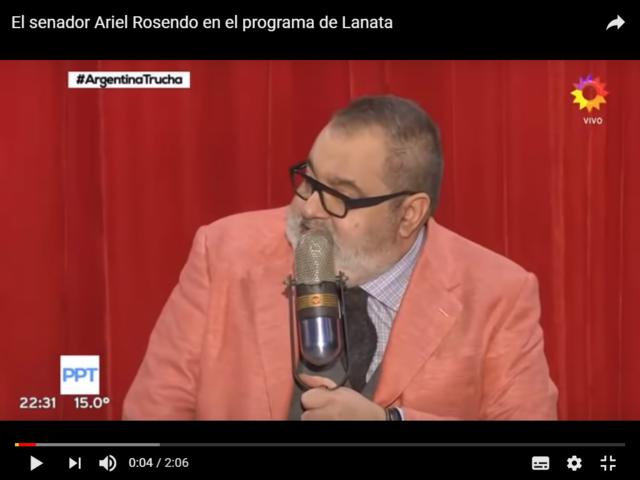 El baraderense Ariel Rosendo es denunciado por aprietes en San Luis y Lanata hizo un informe especial
