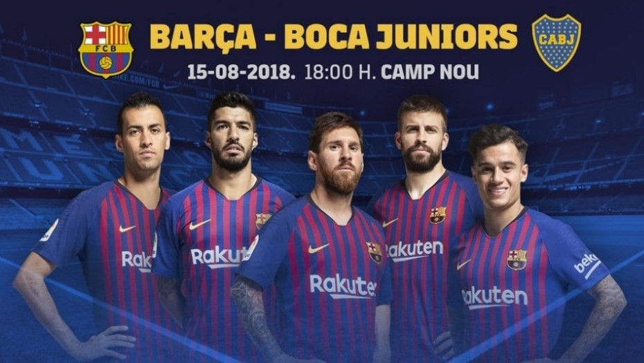 Boca jugará frente a Barcelona por la Copa Joan Gamper
