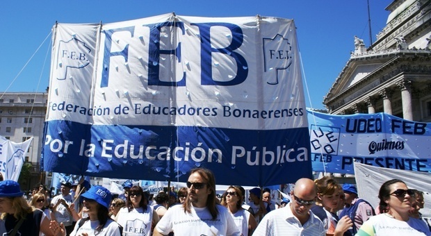 El paro nacional docente es muy fuerte en la provincia de Buenos Aires