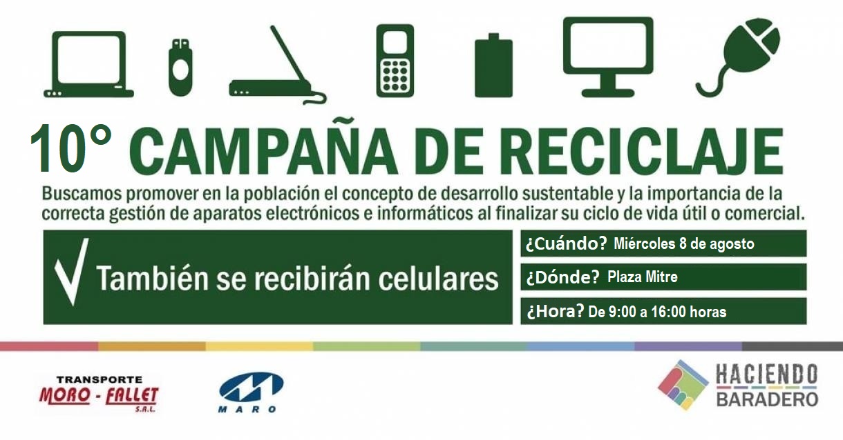 Gacetilla de prensa de Gestión Ambiental: campañas de reciclaje