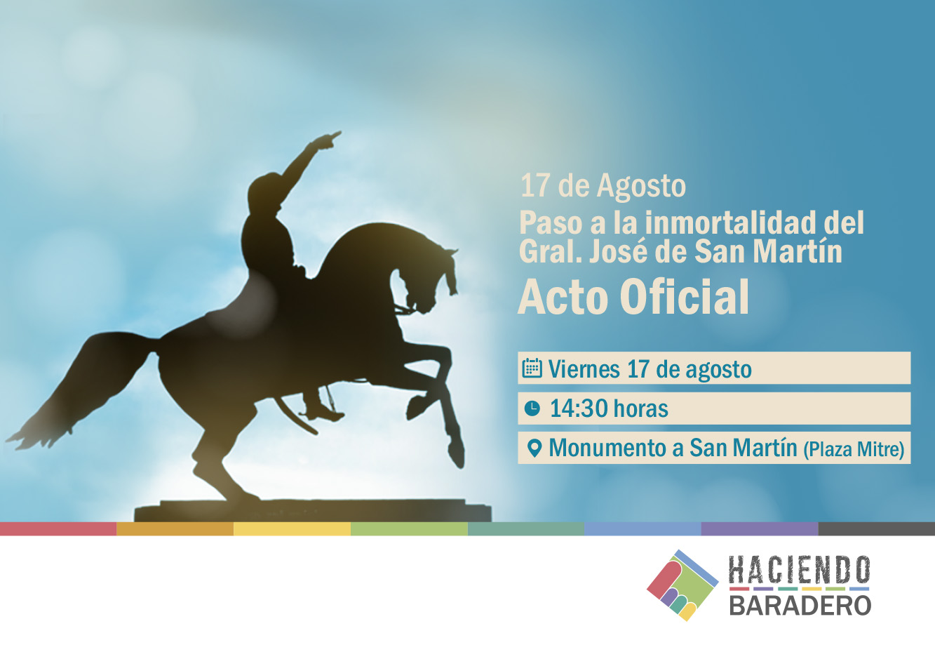 Acto en conmemoración del fallecimiento del Gral. José de San Martín