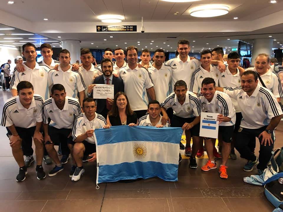 Los Halcones ya en Suecia