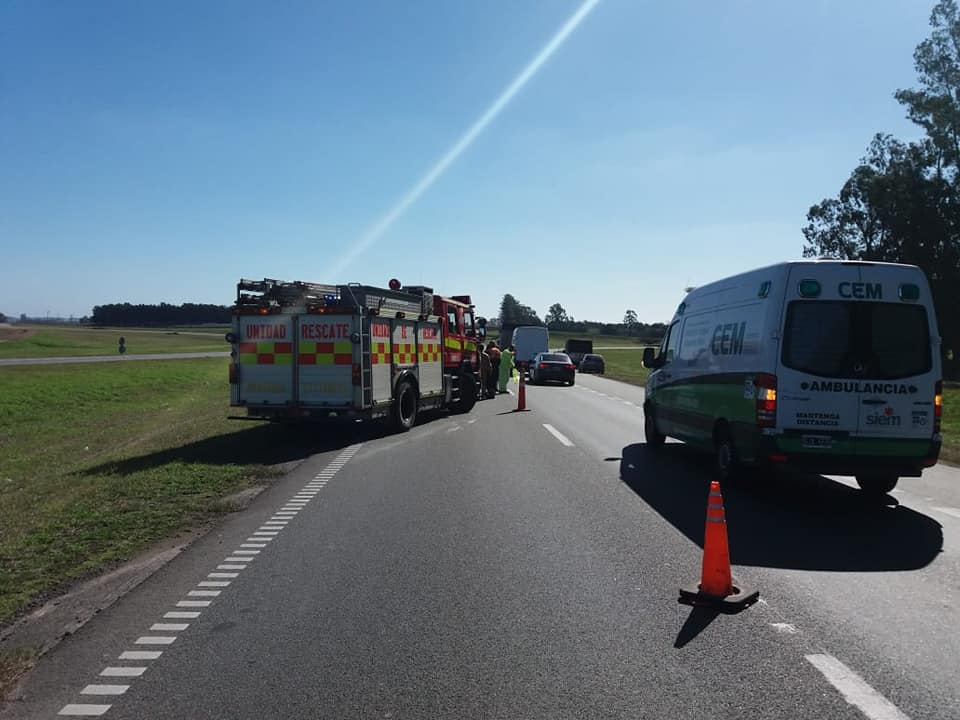 Accidente en Ruta N° 9
