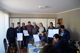 Héroes!! Los Halcones de Baradero fueron recibidos como campeones