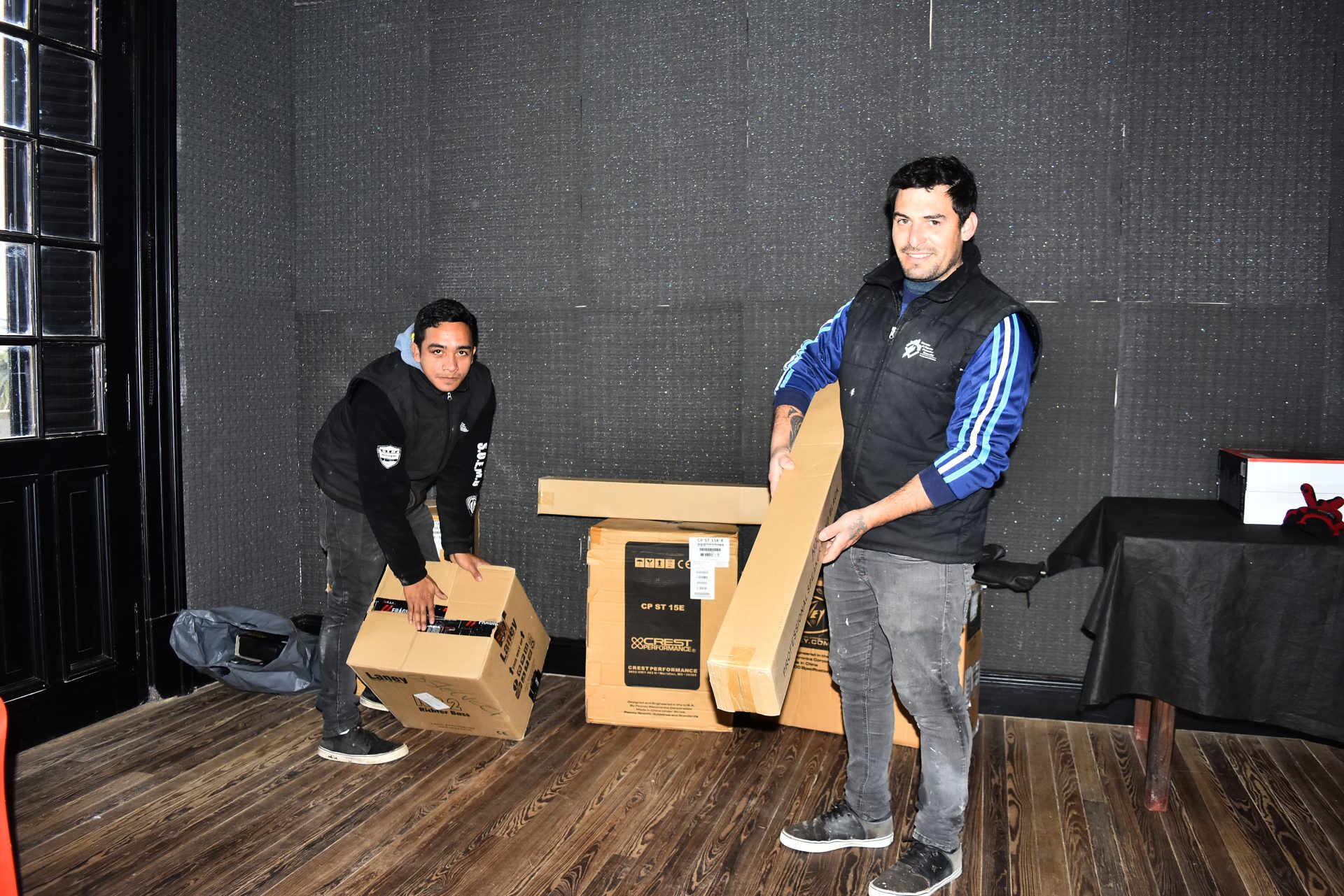 La sala de ensayo del Centro Cultural lista para su inauguración