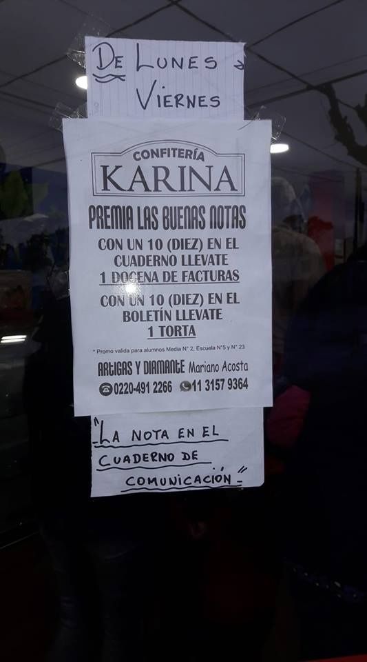 Merlo:maestro panadero regala facturas a los chicos que se sacan 10 en la escuela