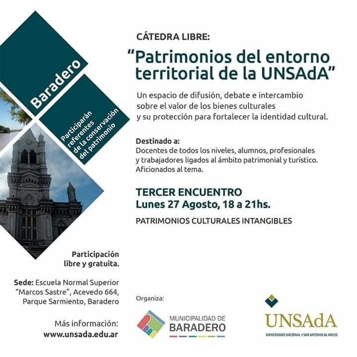 En el Marcos Sastre. Patrimonios del territorio patrimonial de la UNSAdA