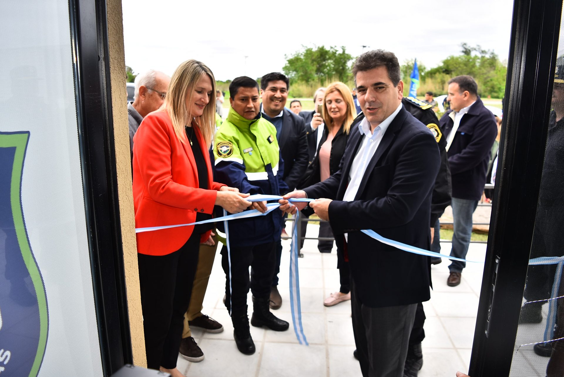 La intendente Antonijevic y el ministro Ritondo inauguraron el Centro de Control e Informes