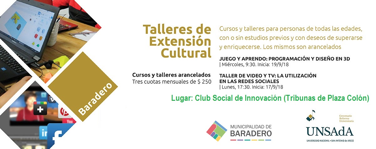Nuevos talleres en el Club Social de Innovación