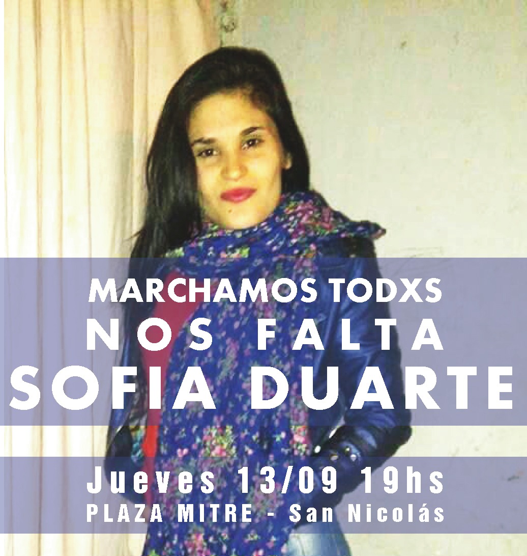 San Nicolás. Marcha por Sofia Belen Duarte
