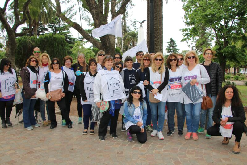 2da. Jornada de Paro: Los docentes se manifestaron en Plaza Mitre