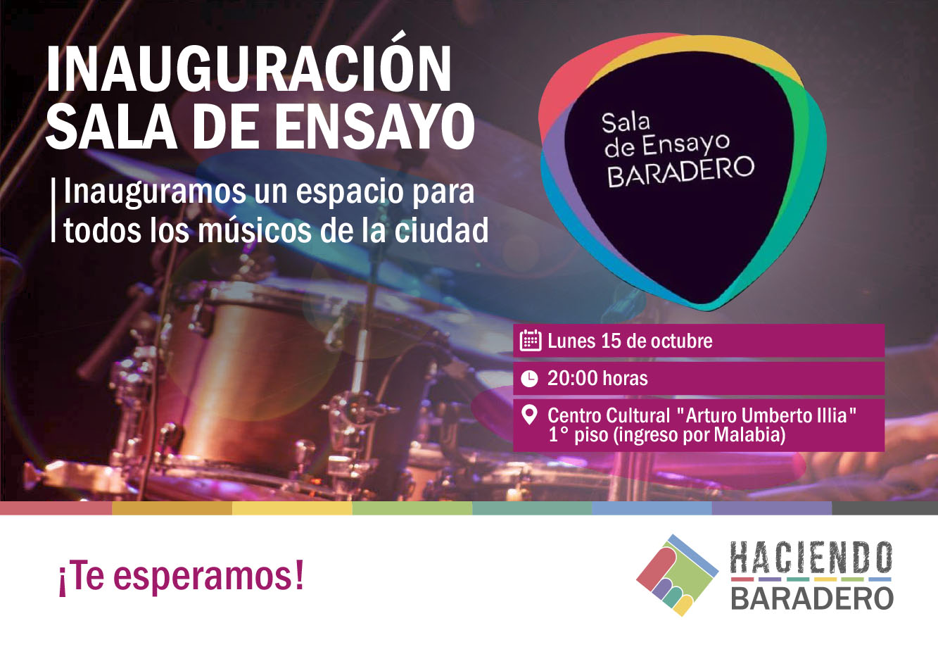 Hoy será el acto de inauguración de la Sala de Ensayo en el Centro Cultural