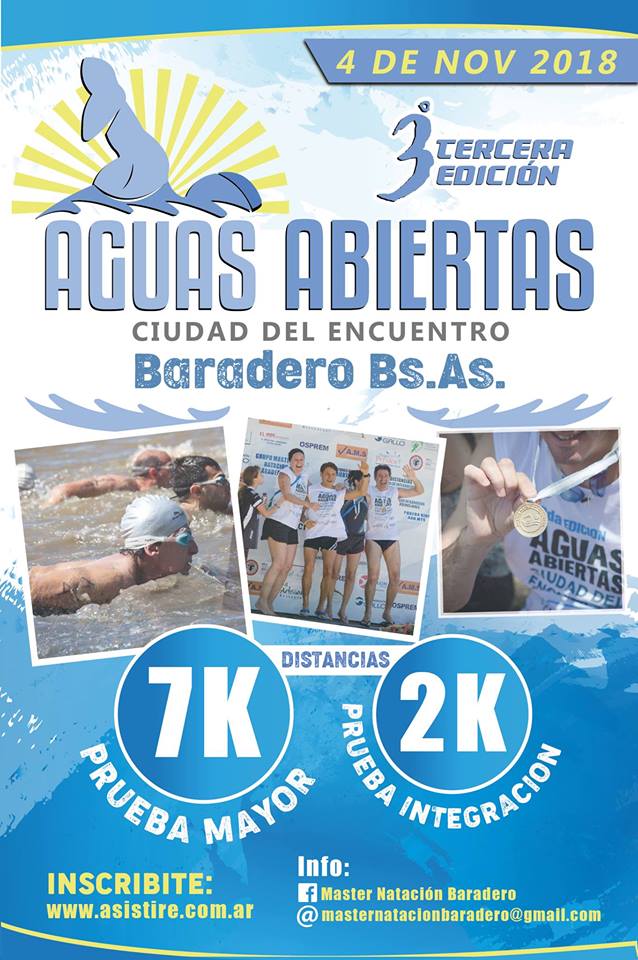 Se viene la 3° edición de Aguas Abiertas “Ciudad del Encuentro”