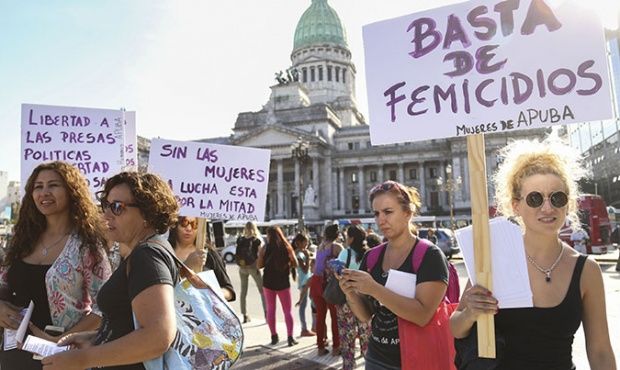 216 casos de femicidios se produjeron en lo que va de 2018