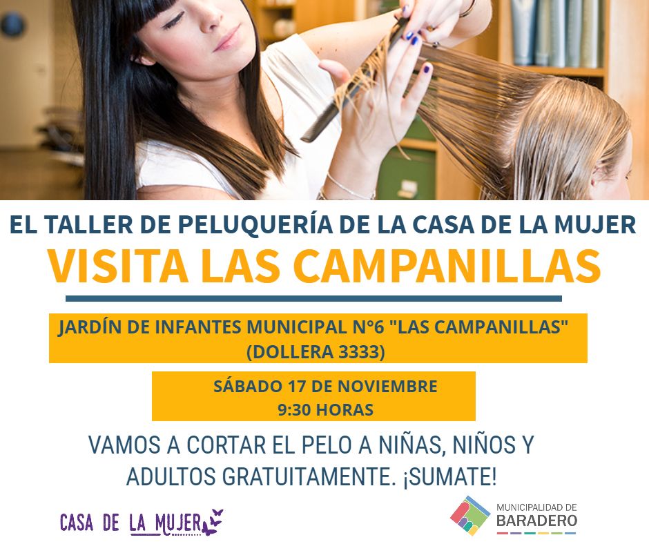El taller de peluquería de la Casa de la Mujer cortará gratuitamente el pelo en el barrio de Las Campanillas