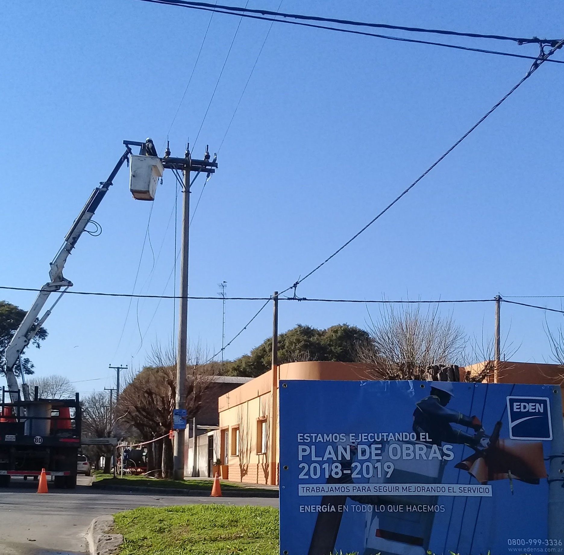 EDEN finalizó la recalibración del Alimentador 6 en Baradero