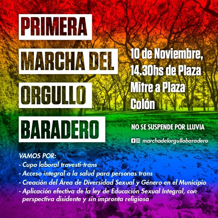Primera Marcha del Orgullo Baradero