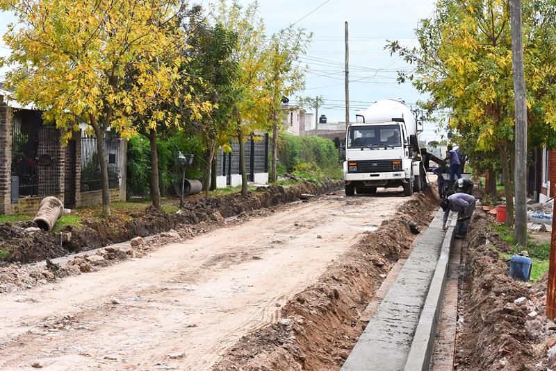 En Baradero se necesitan más cordones cuneta