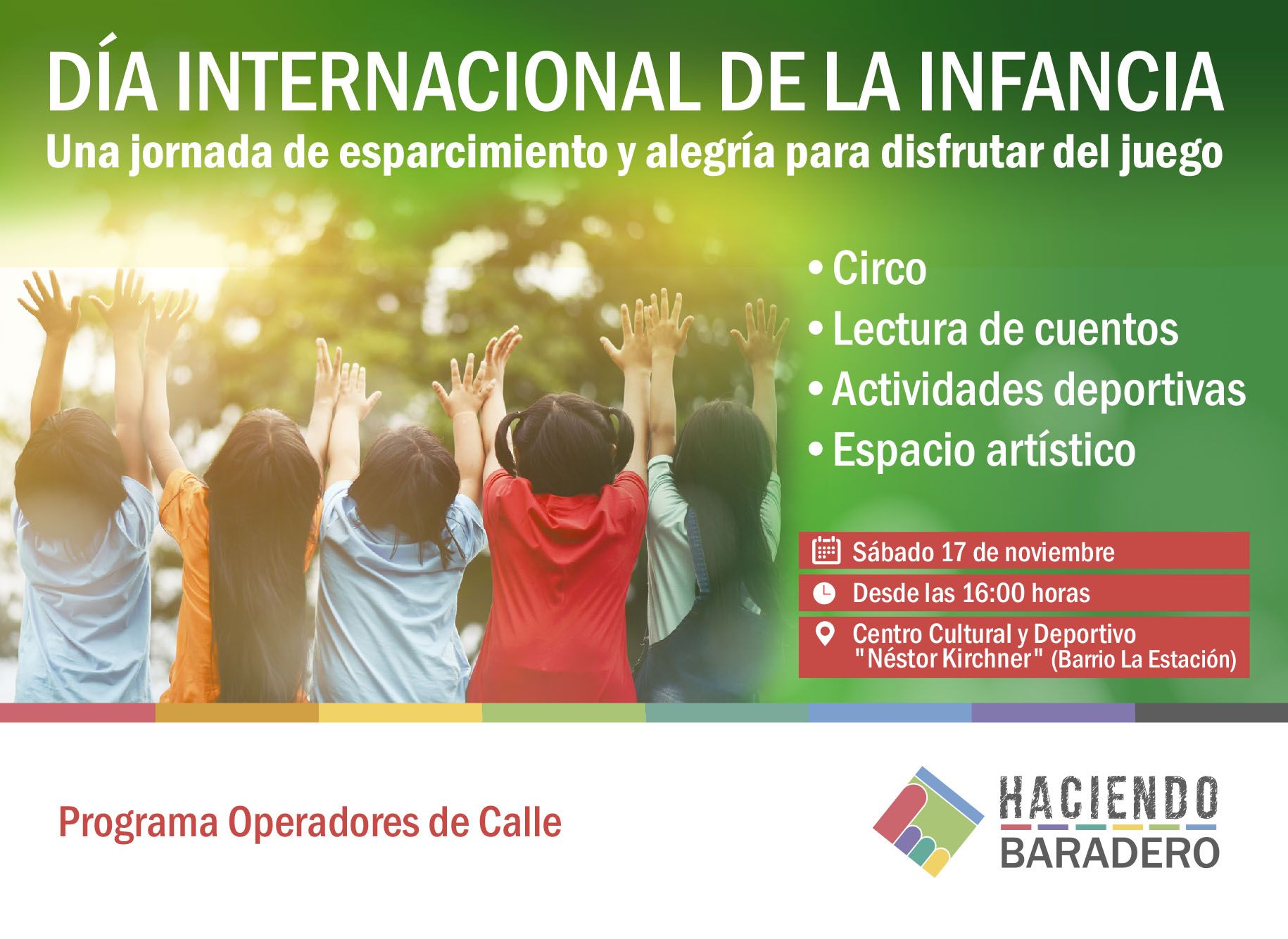 Jornada de Juegos en el Día Internacional de la Infancia