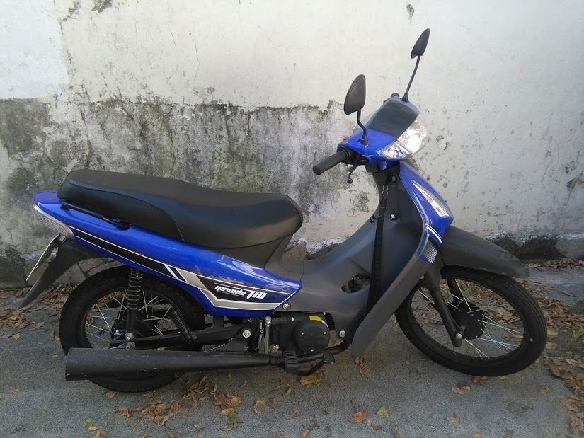 Sin las ruedas: Encontraron la moto robada el lunes